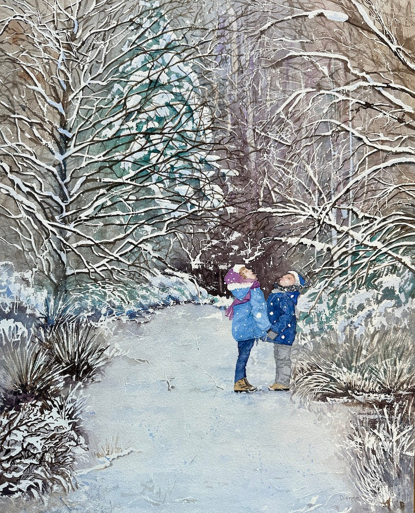 Catching Snowflakes - Gatineau   20H x 16W image 0