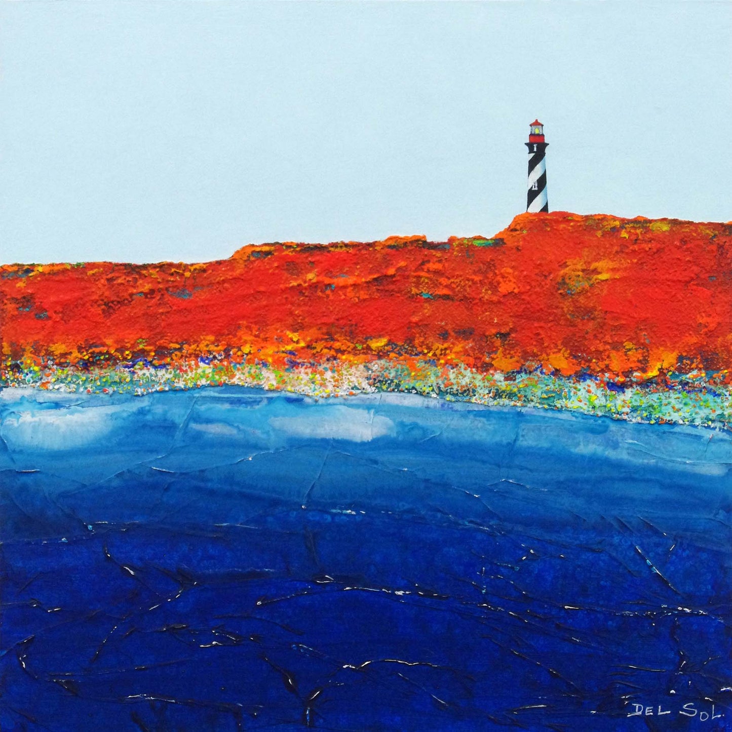 Along the Coast V, 12x12" image 0