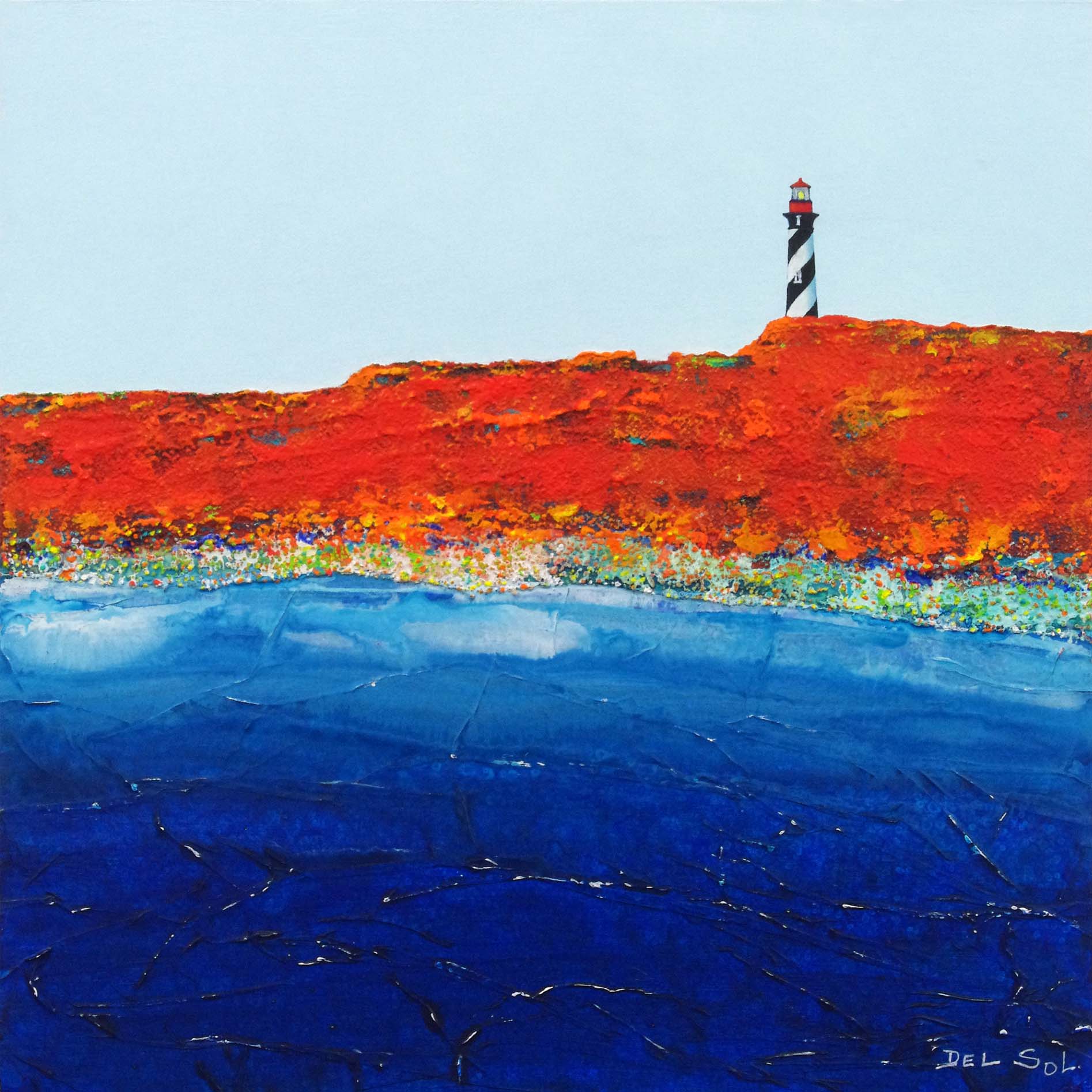 Along the Coast V, 12x12" image 0