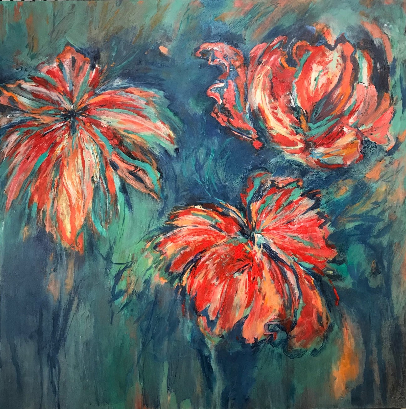 Fiesta Fantasia, 36x36" image 0