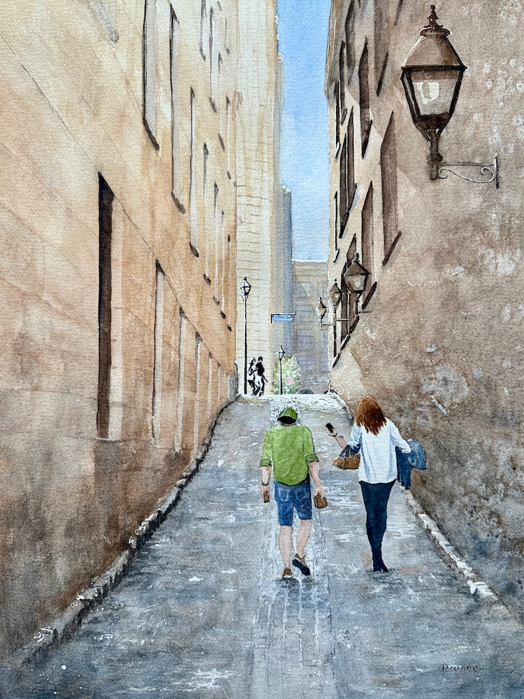Short Cut - Montreal     12"x16" image 0