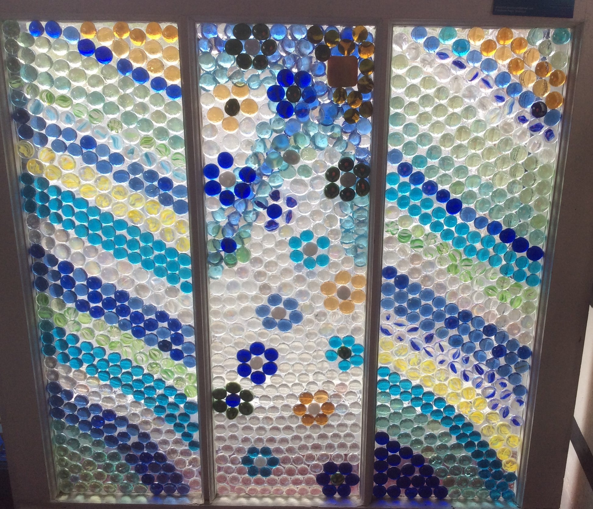 Marble Rainbow- 29.5 x 28" image 0