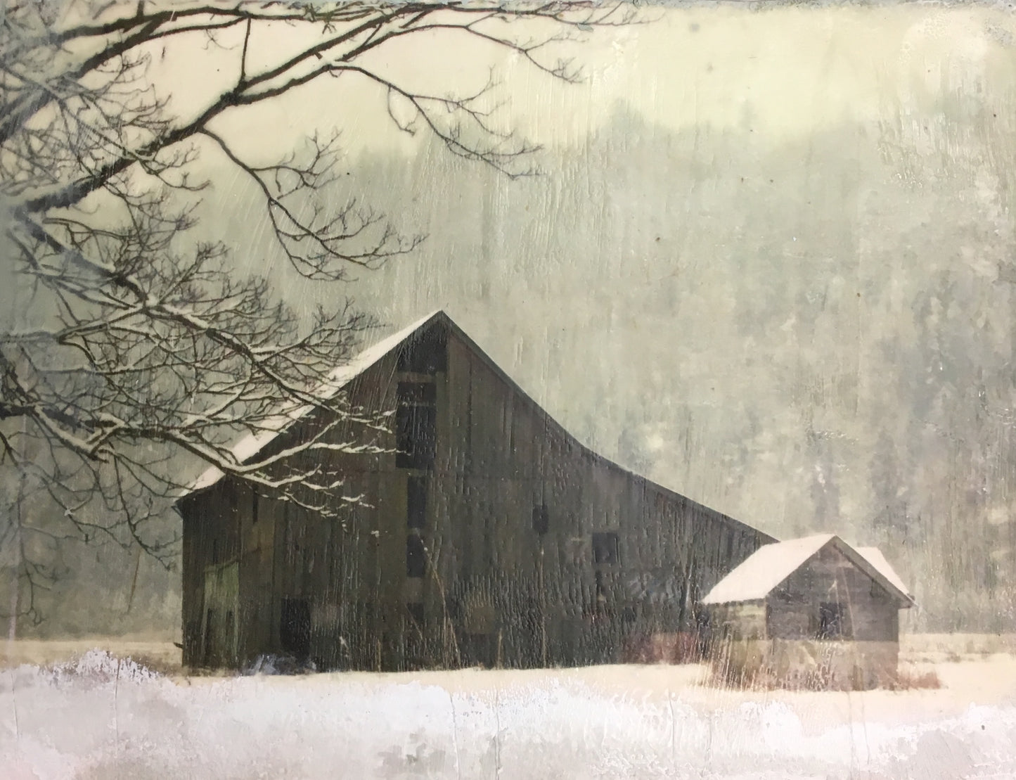 This Old Barn #4 16x12" unframed image 0