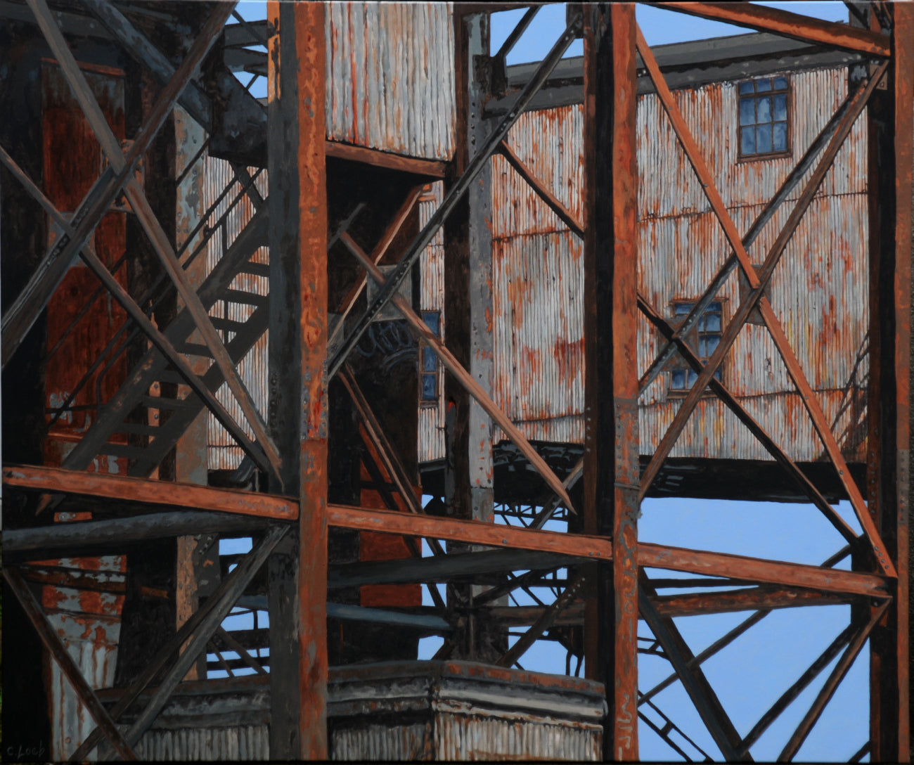 Hidden Staircase 40H x 48W image 0
