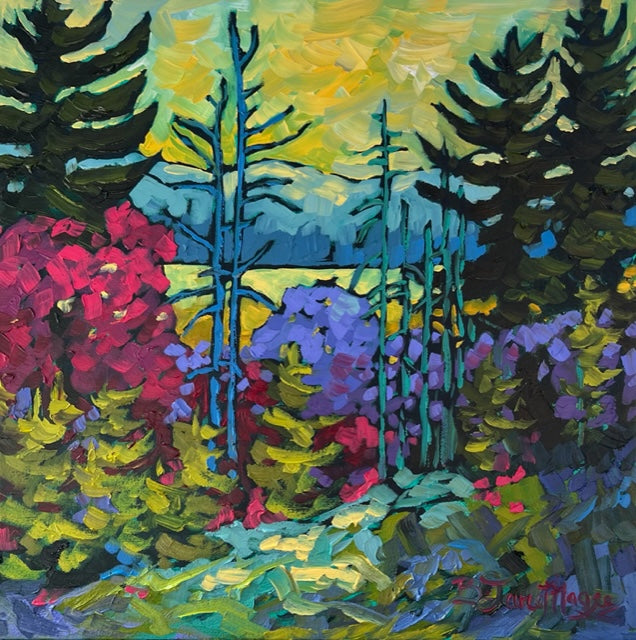 "Beyond Lost River II" Series 39, 16x16" image 0