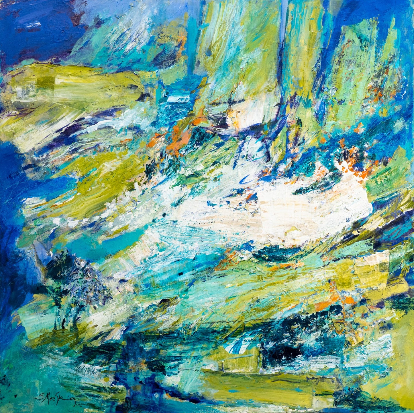 The Sea Cave, 24H x 24W image 0