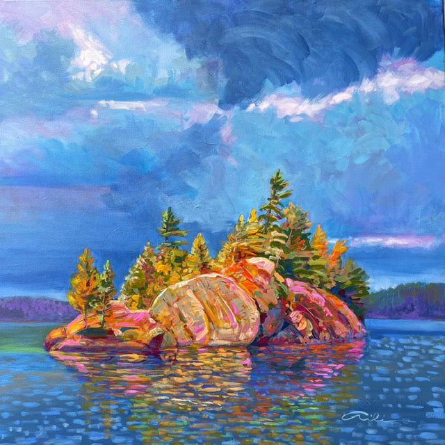 Eye of the Storm II 24x24" image 0