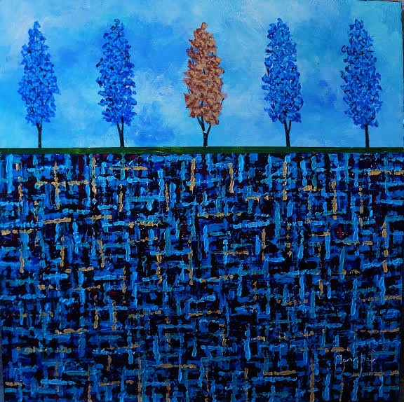 One Out of Five, 20x20" image 0