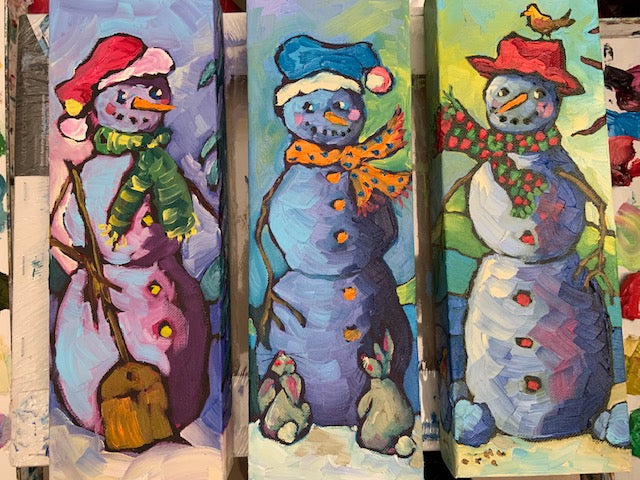 Winter Friends 1     12"x4" image 3