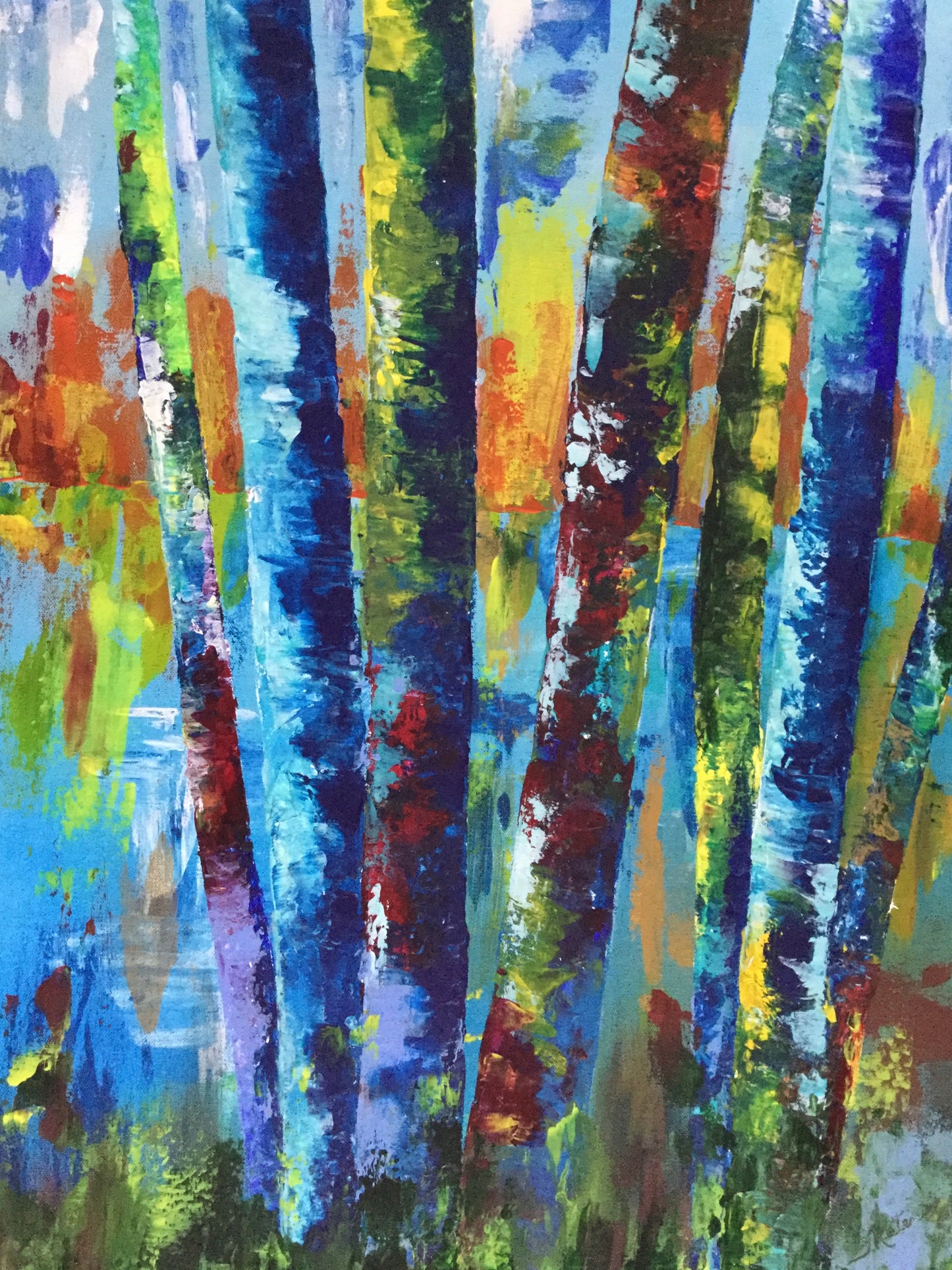 Sunset in the Forest, 20x30" image 0