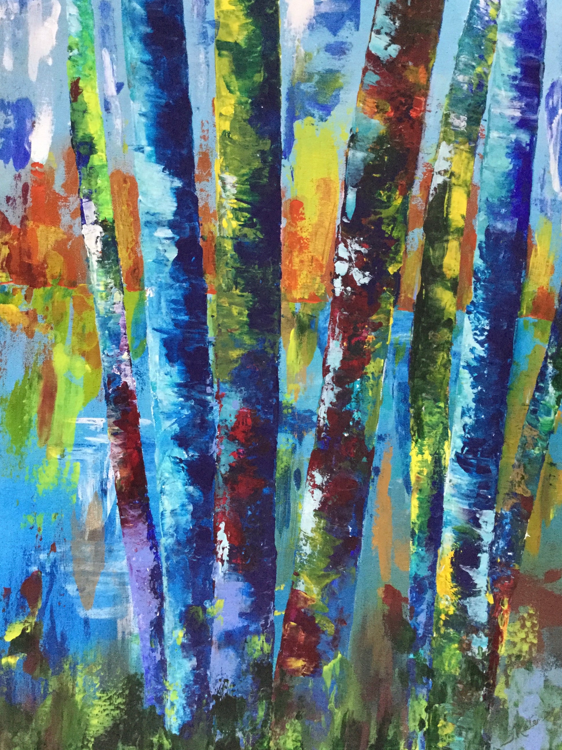 Sunset in the Forest, 20x30" image 0