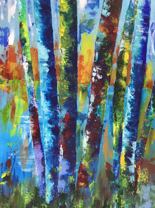 Sunset in the Forest, 20x30" image 0