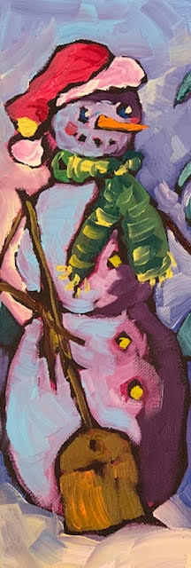 Winter Friends 1     12"x4" image 0