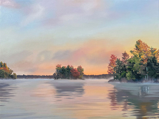 Mornings' Canvas      18Hx24W image 0