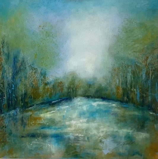 Mist on the Water 12x12" image 0