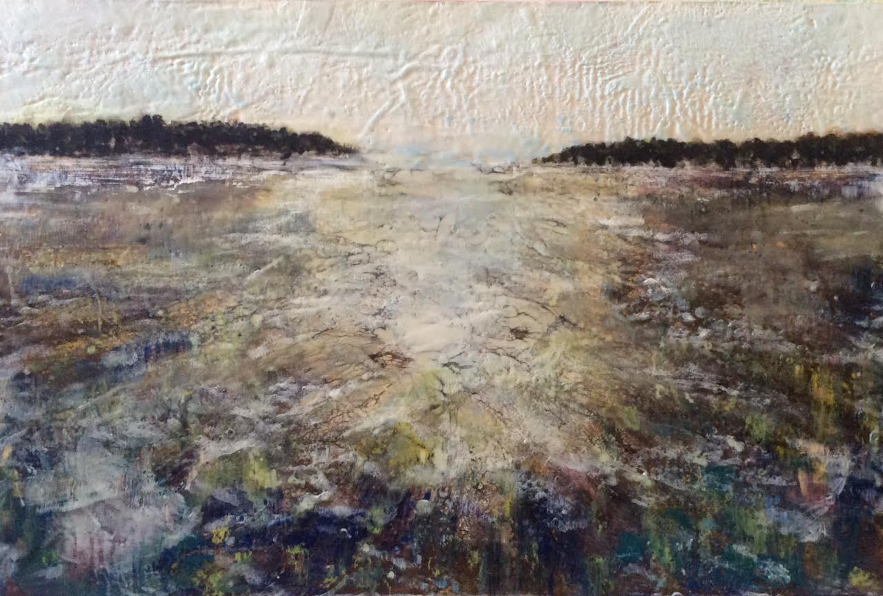Lake and Beyond, 36x24" image 0