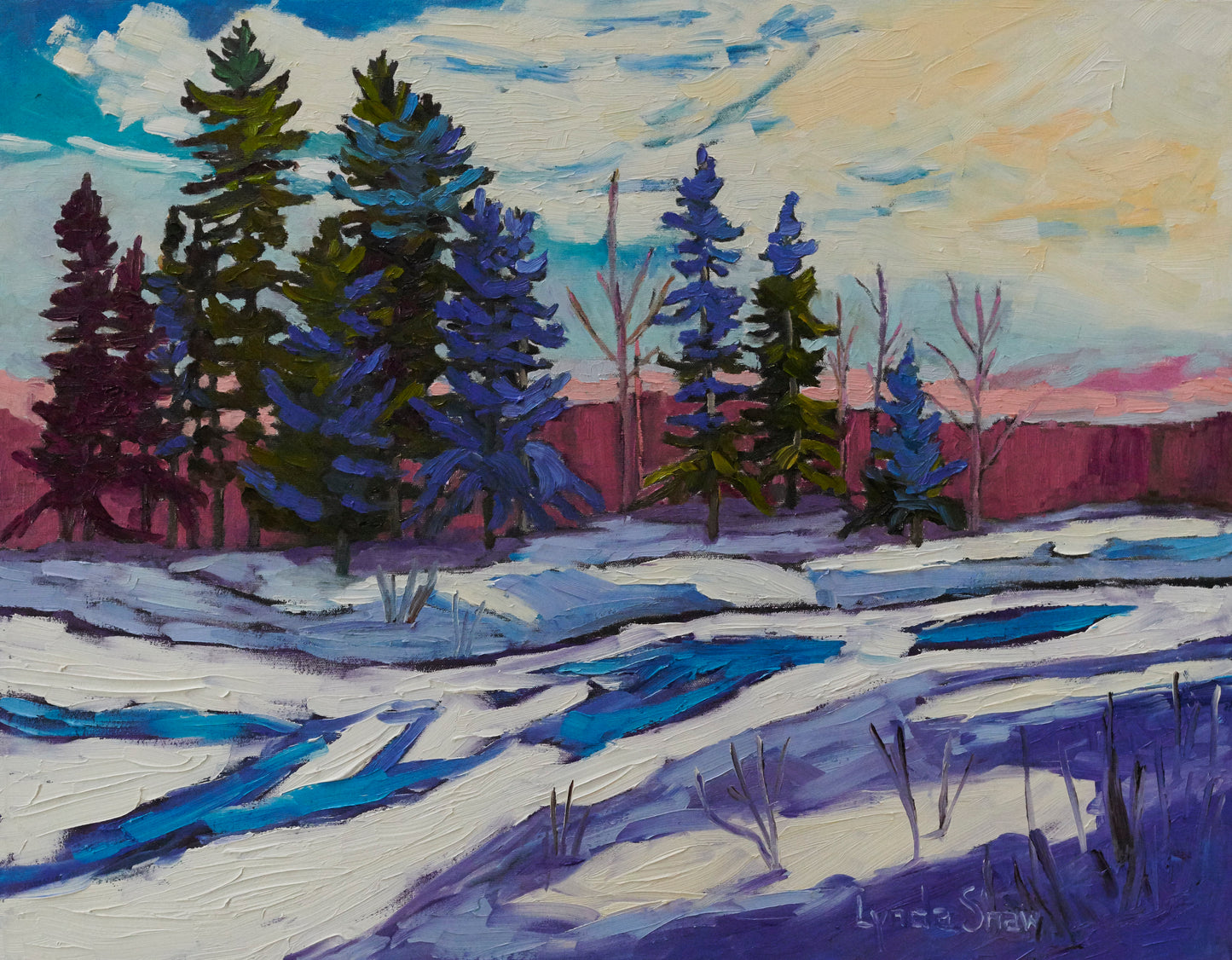 View from the Train-  28x22" image 0