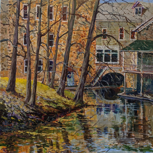Stewart Park Looking Toward Gore St, 20x20" image 0