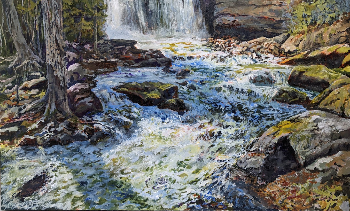 Below the Falls 18H x 30W image 0