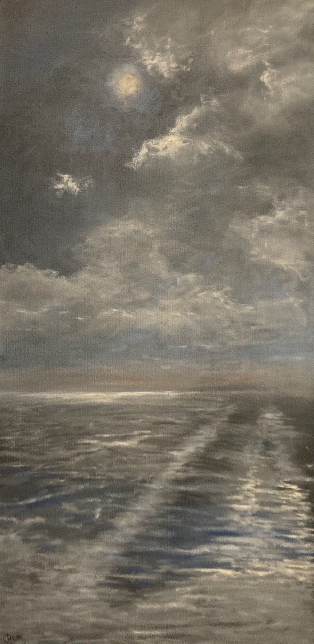 Moonlight on Paradise 36x18 image 0