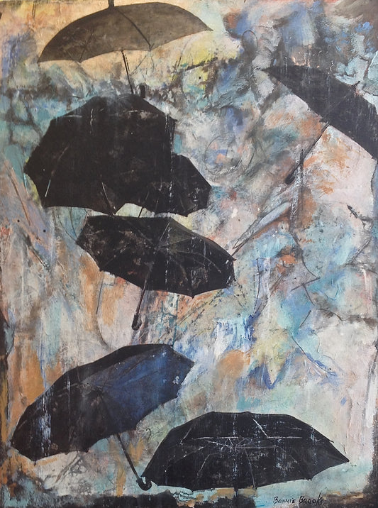 It's Raining Umbrellas-18X24" image 0