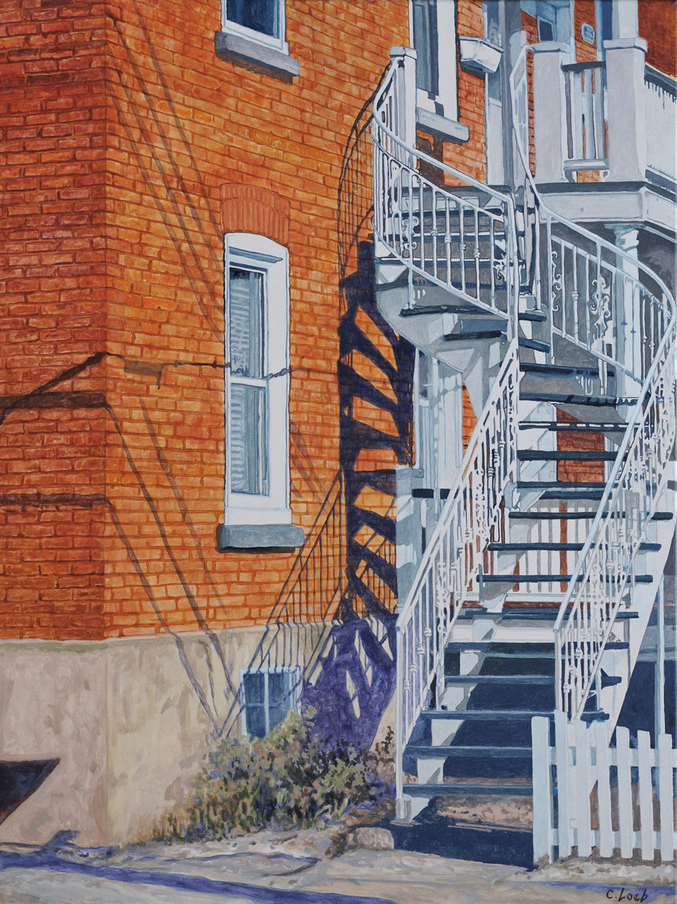 Montreal Staircase 40x30" image 0