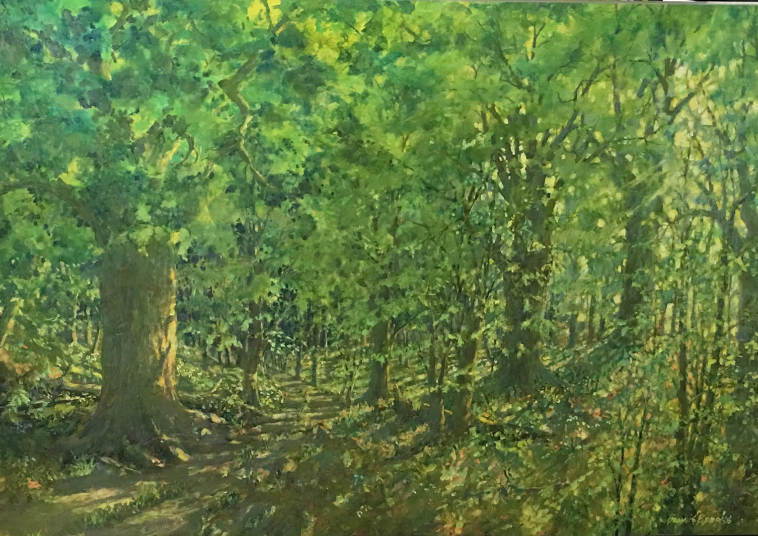 Forest Dawn-60" x 40" image 0