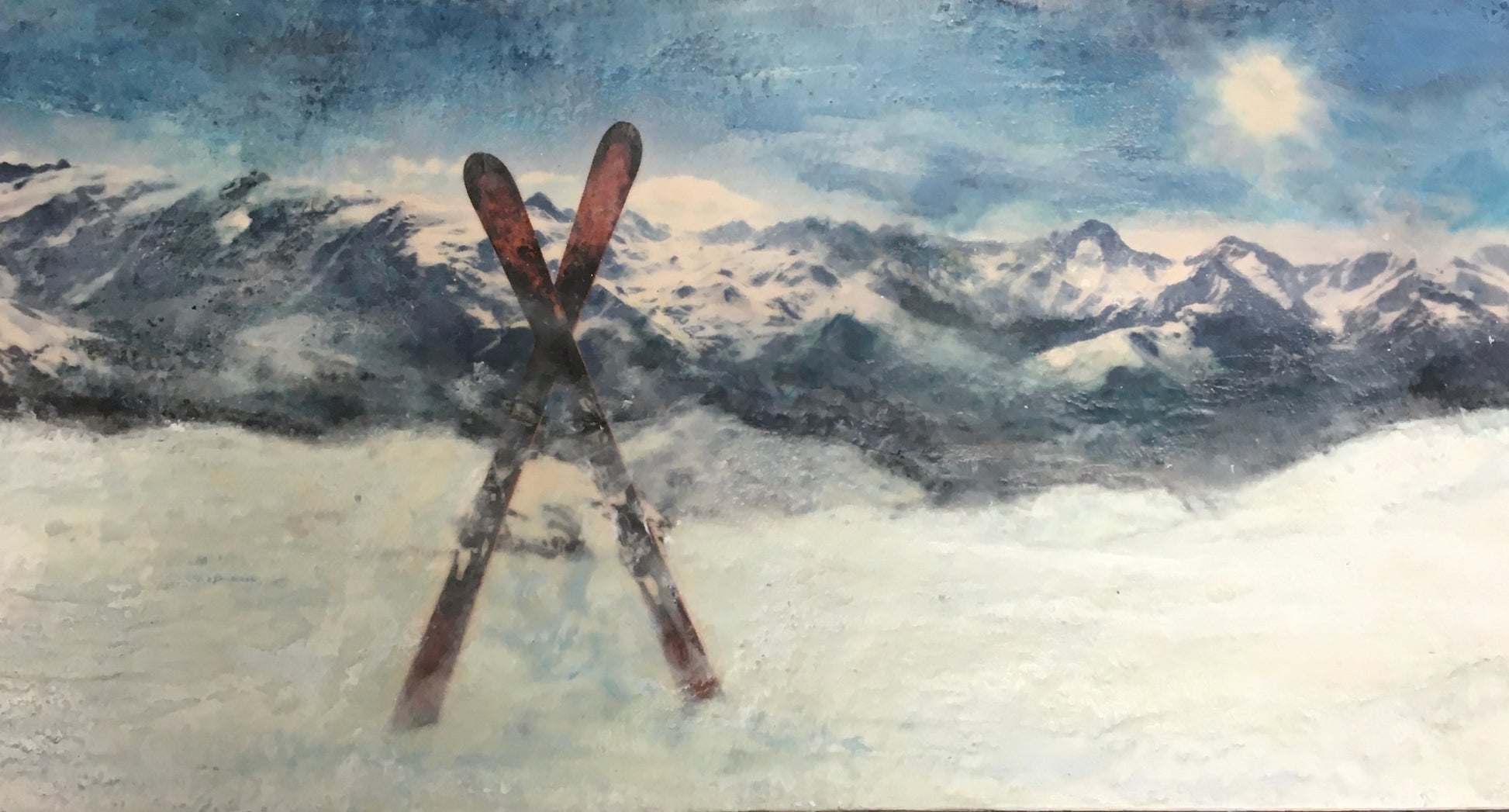 Ski Country- 18x36” image 0