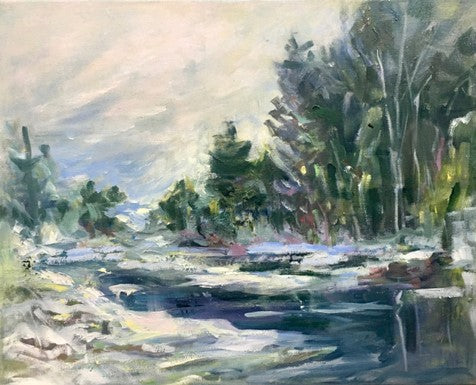 Winter Reflections, 16” x 20” image 0