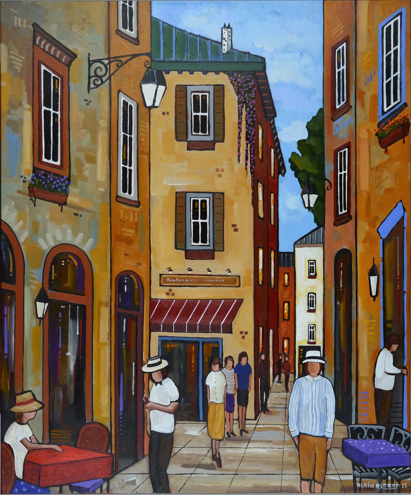 Living in the moment, 36x30" image 0