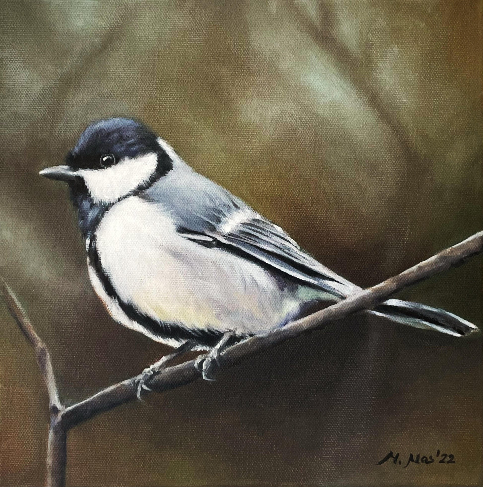 Chickadee, 10x10" image 0