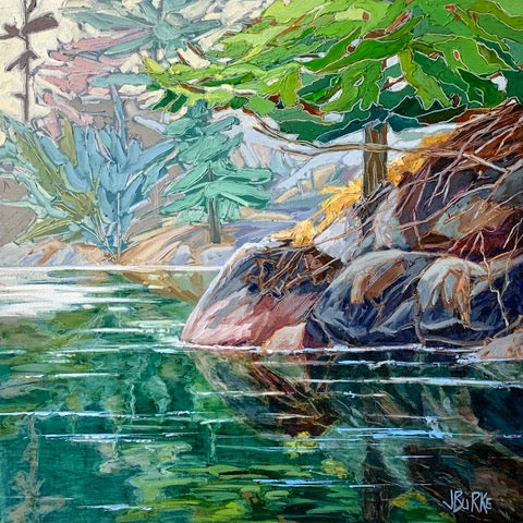 Still Waters Run Deep 24x24" image 0