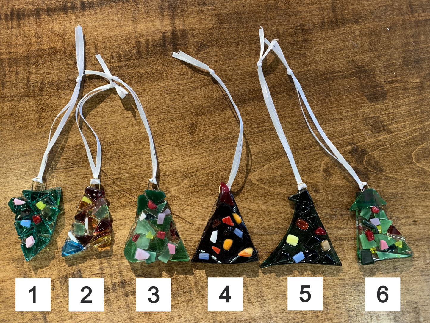 Small Tree Ornaments (STO#1-6), 2x3" image 0