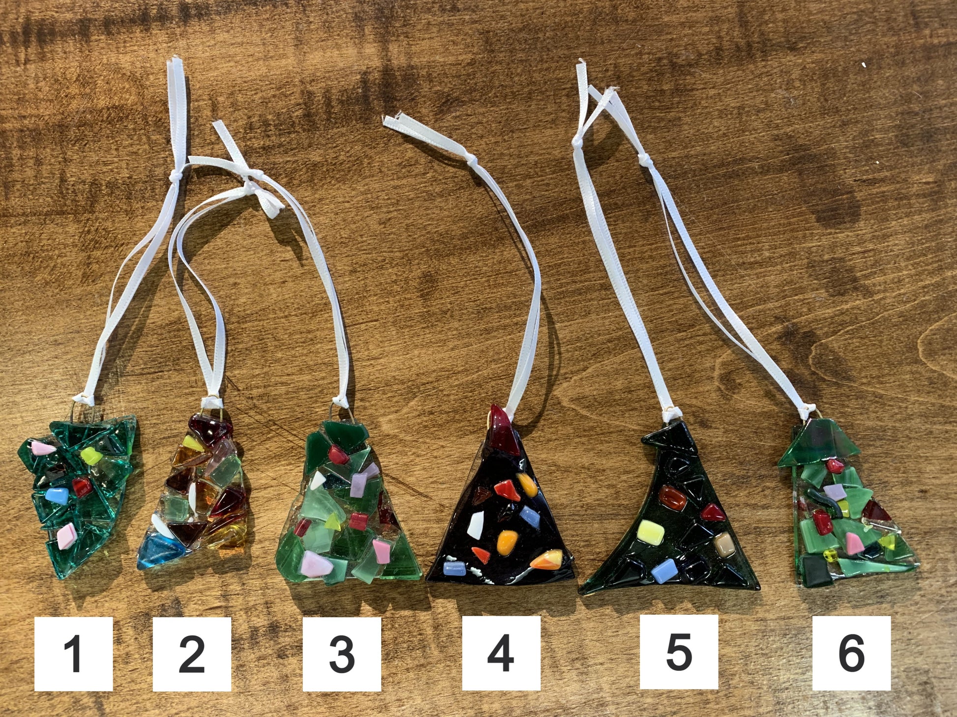 Small Tree Ornaments (STO#1-6), 2x3" image 0