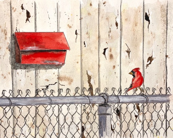 On the Fence, 8x10" image 0