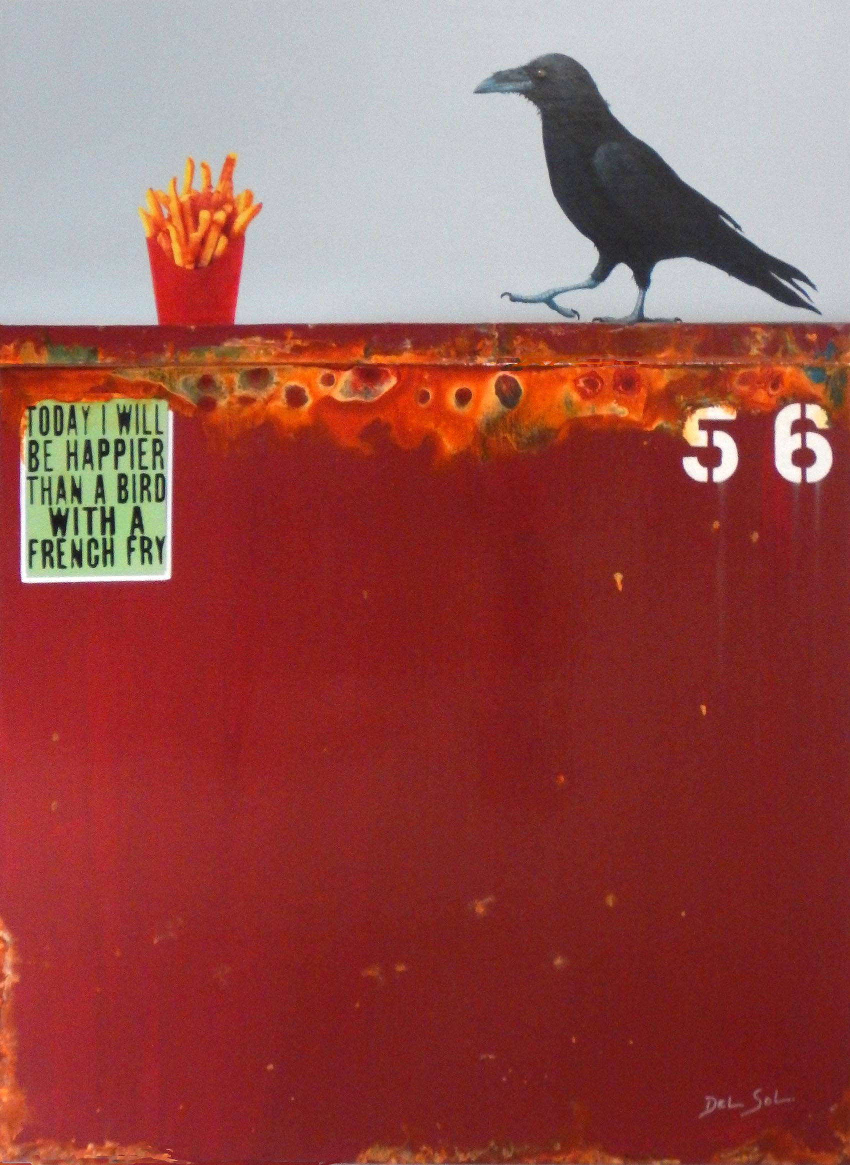 Dumpster Diving CIV: Main Food Group, 30x22" image 0