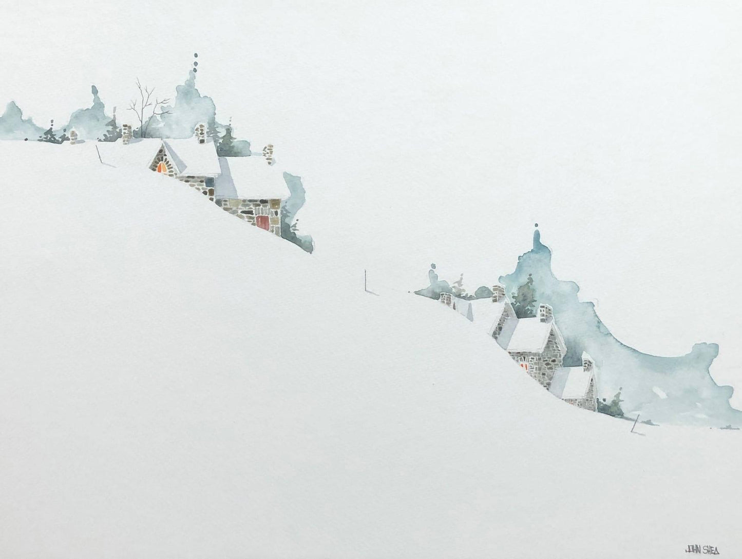 Winter's Edge, 12x16" image 0