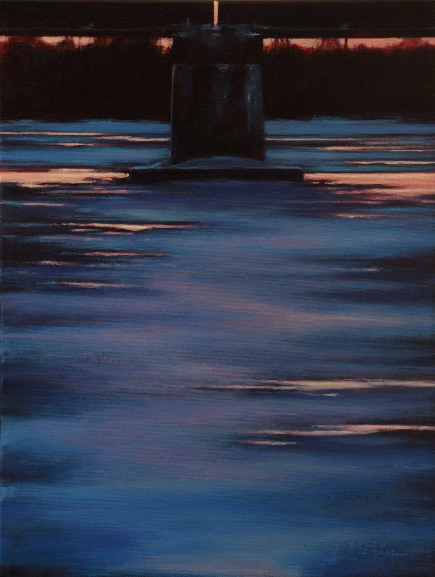 January Dusk 16x12" image 0