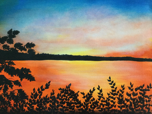 Lookout at the Lake, 16x20" image 0