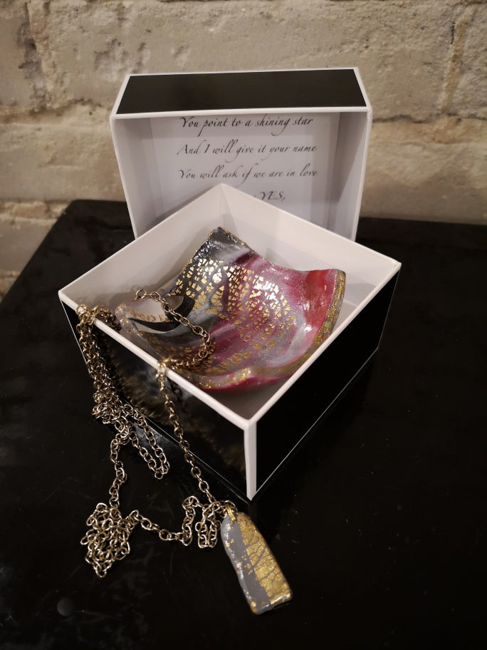 Galaxy Bowl and Pendant #15 image 0