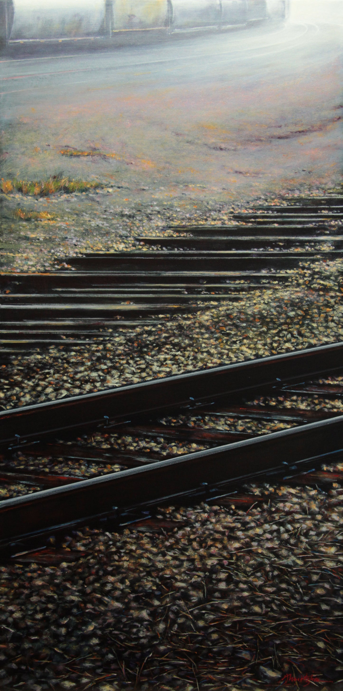 Tracks of Time, 40x20" image 0