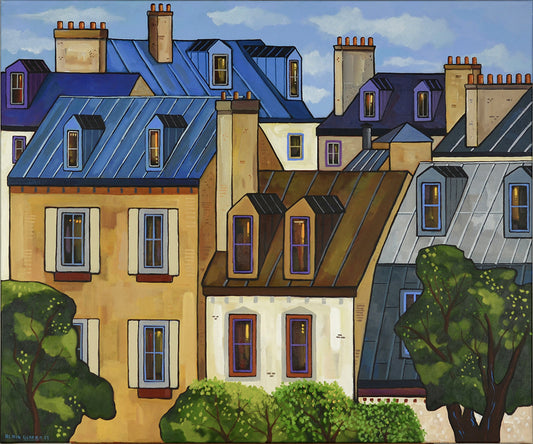 Sur Les Toîts     30x36 image 0