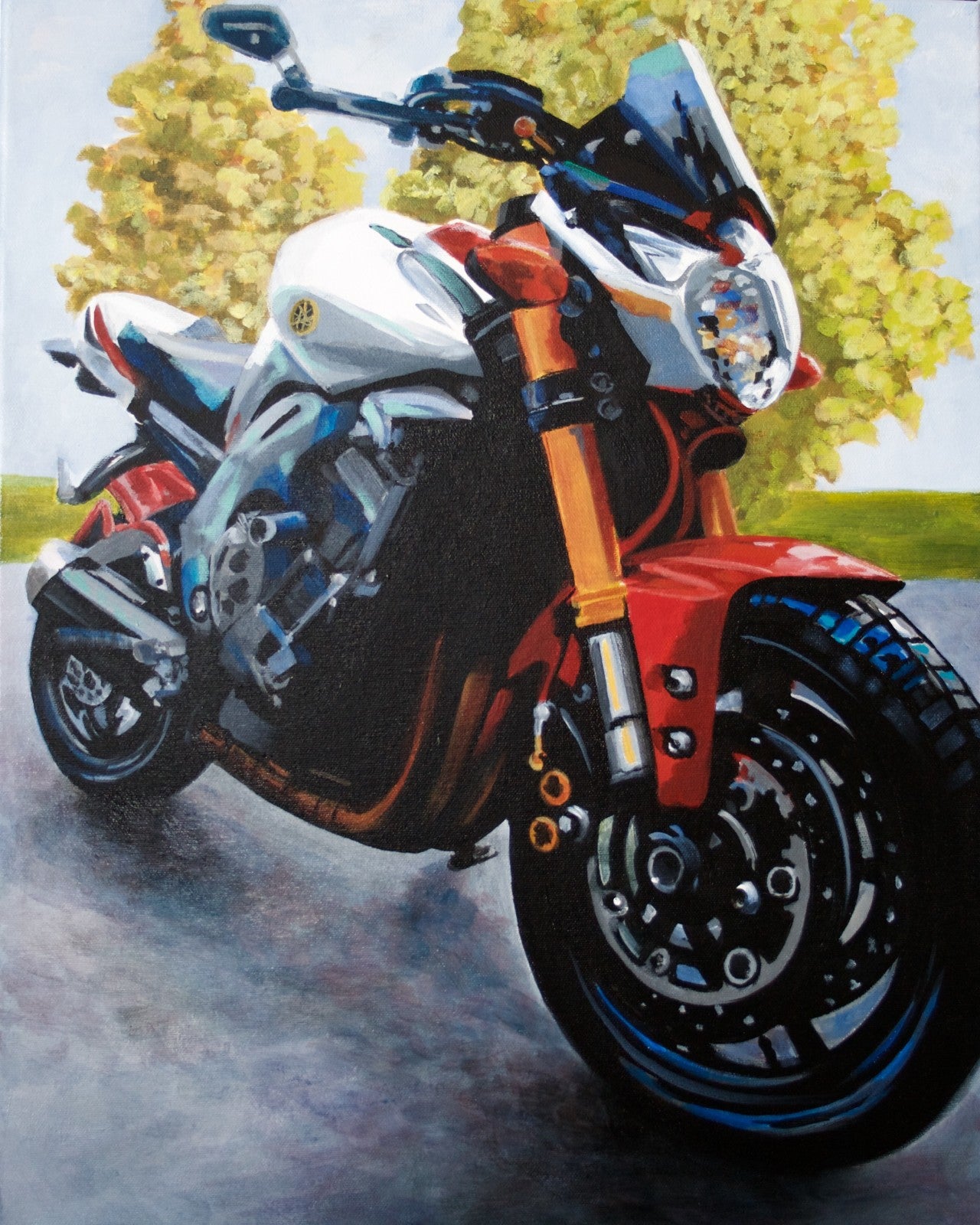 Yamaha FZ-8, 16x20" image 0