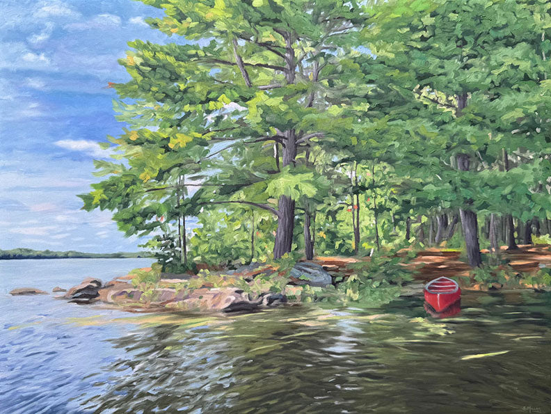 Lakeside Solitude      18Hx24W image 0