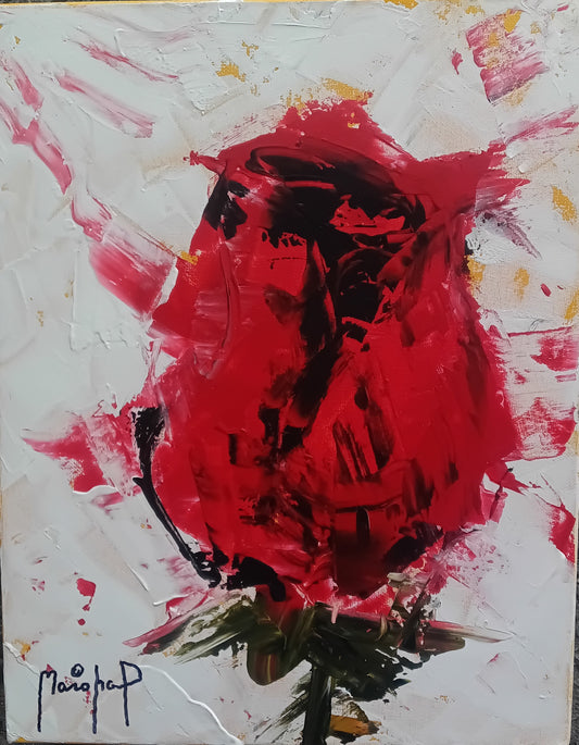 Red Rose    14Hx11W image 0