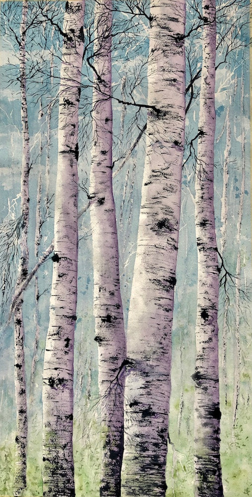 Aspens in B    24H x 12W image 0