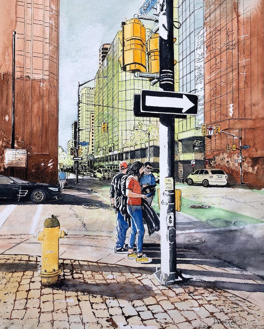 City Stroll, 16x12" image 0