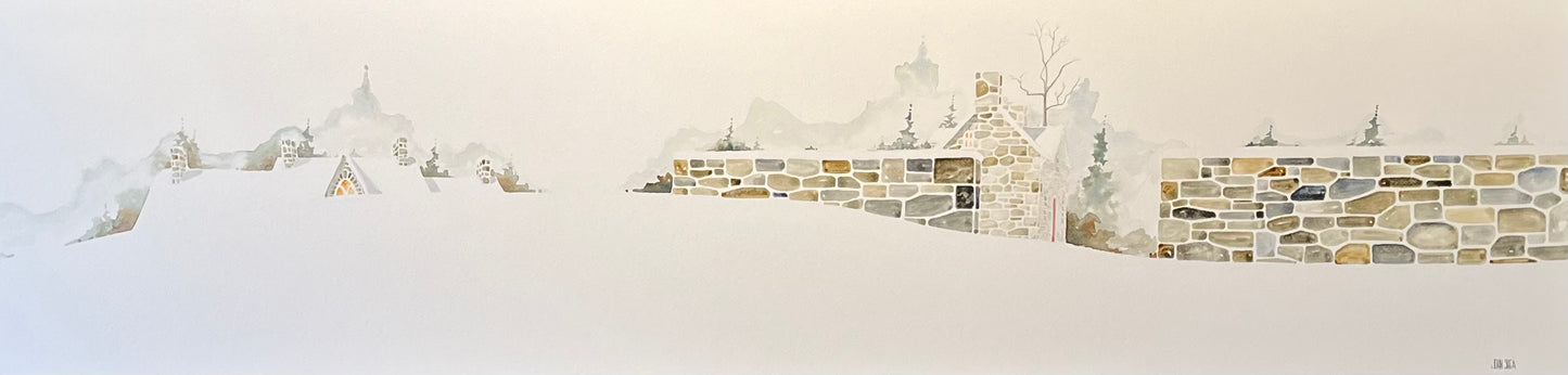 Beyond the Wall 48"x12" image 0