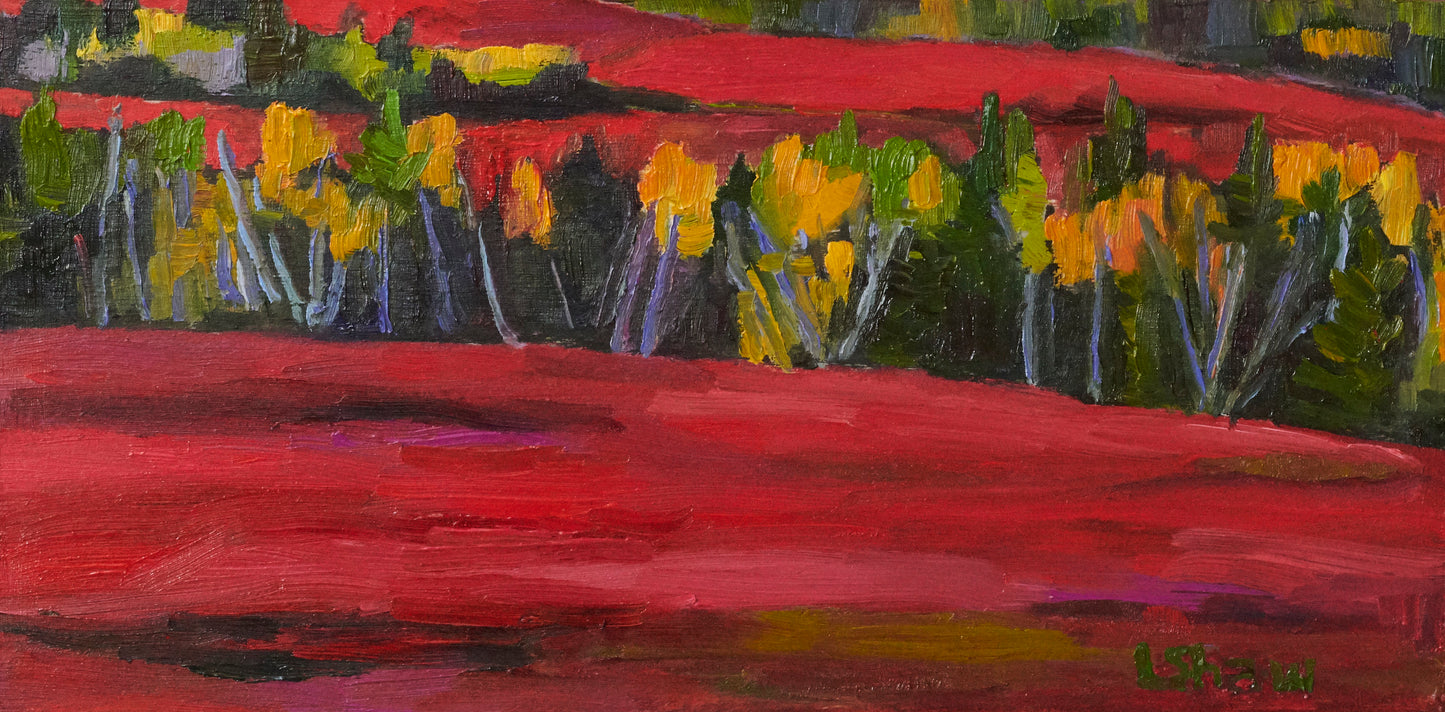 Blueberry Fields Forever 12x6" image 0