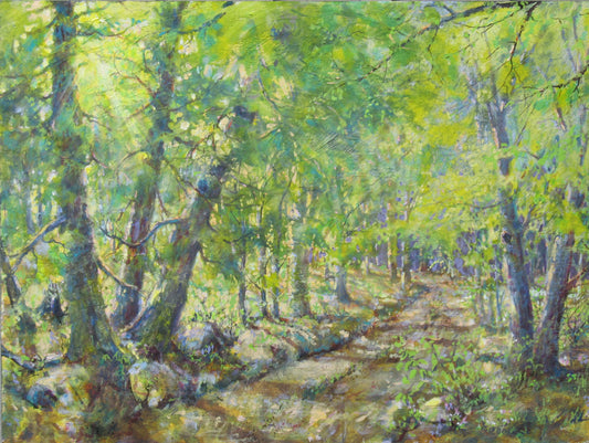 Cottage Road-40 x 30” image 0